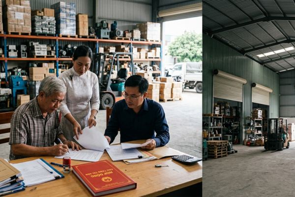 Cho tặng tài sản là kho bãi, nhà xưởng kinh doanh: Lập hợp đồng đúng quy chuẩn