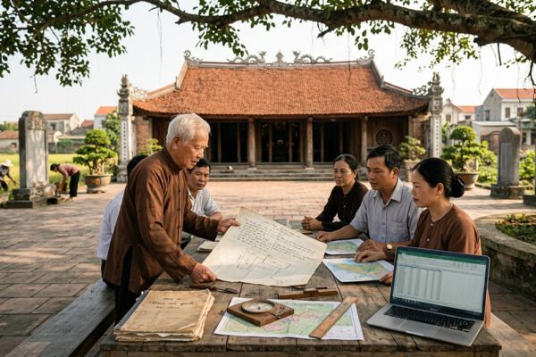 Đất dòng họ (đất nhà thờ tổ): Quy trình lập văn bản quản lý di sản