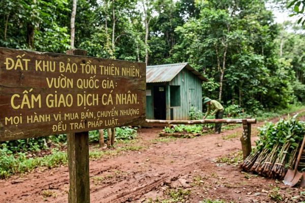 Đất khu bảo tồn thiên nhiên, vườn quốc gia: Cấm giao dịch cá nhân