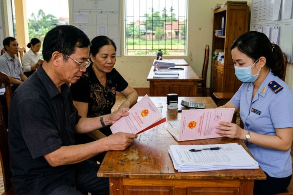 Đất thuộc các dự án sinh thái Hoài Đức, Quốc Oai: Quy trình kiểm tra sổ đỏ