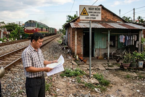 Đất thuộc hành lang an toàn đường sắt: Những nguy cơ khi giao dịch