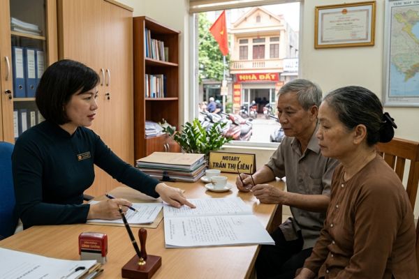 Lập văn bản cho tặng nhà đất có thỏa thuận phạt vi phạm điều khoản được không?