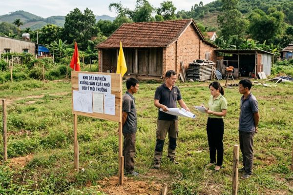 Mua đất làm xưởng sản xuất nhỏ: Lưu ý về môi trường
