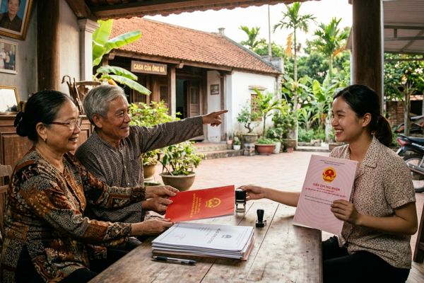 Ông bà tặng cho cháu ruột nhà đất: Điều kiện miễn thuế và hồ sơ công chứng chuẩn chỉnh