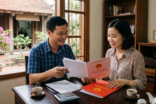 Tặng cho nhà đất giữa anh chị em cùng mẹ khác cha: Mức thuế và phí công chứng