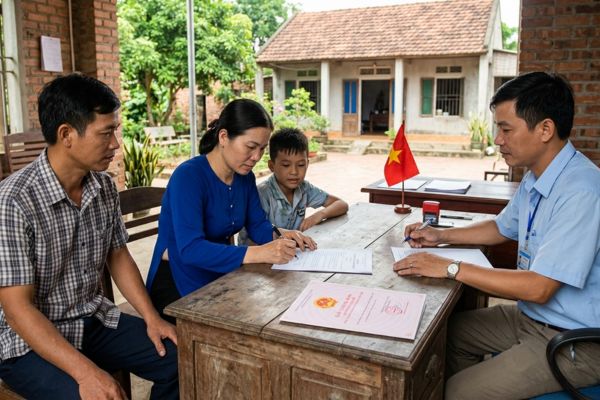 Tặng cho quyền sử dụng đất cho con chưa đủ 18 tuổi: Ai là người ký tên trên hợp đồng?