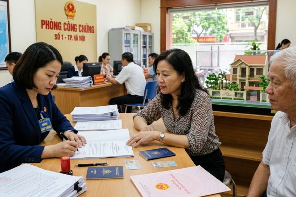 Thủ tục công chứng cho tặng nhà đất đối với người có hai quốc tịch