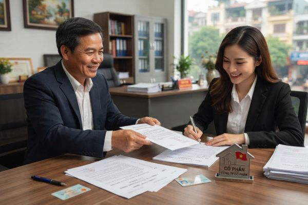 Thủ tục tặng cho tài sản là phần vốn góp trong công ty cổ phần chưa đại chúng