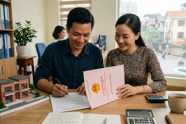 Vợ chồng "hợp sức" mua đất: Cách ghi tên trên sổ đỏ để bảo vệ cả hai