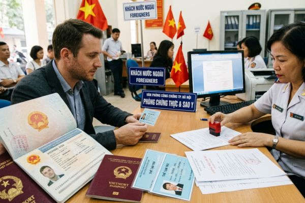 Chứng thực chữ ký người nước ngoài tại Việt Nam: Cần mang theo hộ chiếu hay tạm trú?