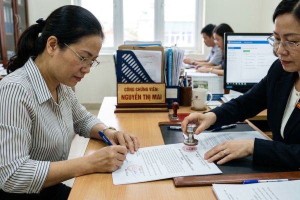 Chứng thực chữ ký trên bản cam kết bảo mật thông tin kinh doanh (NDA)