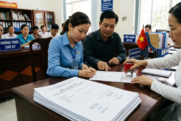 Chứng thực chữ ký trên đơn xin nghỉ việc, thanh lý hợp đồng lao động