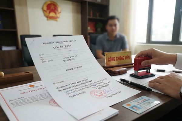Chứng thực chữ ký trên giấy ủy quyền mua cổ phần, phần vốn góp doanh nghiệp