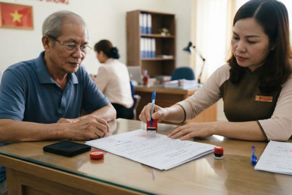 Chứng thực chữ ký trên giấy ủy quyền nhận lại tiền đặt cọc nhà đất