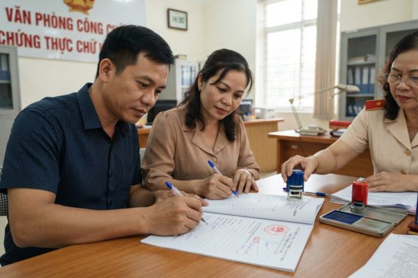 Chứng thực chữ ký trên văn bản thỏa thuận phân chia tài sản sau ly hôn