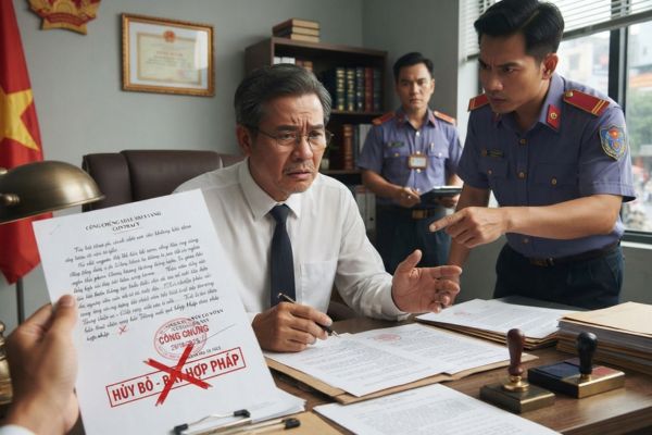 Điều gì xảy ra nếu chứng thực chữ ký trên văn bản có nội dung trái pháp luật?