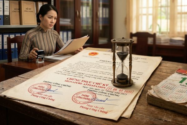 Giá trị pháp lý của chứng thực chữ ký kéo dài trong bao lâu?