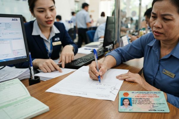 Tình huống người ký dùng chữ ký khác với trên Căn cước công dân