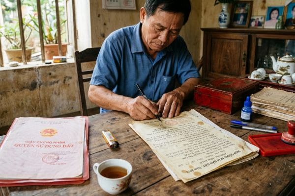 Hợp đồng mua bán nhà đất bằng giấy tay trước ngày 01/07/2014: Lối thoát sổ đỏ