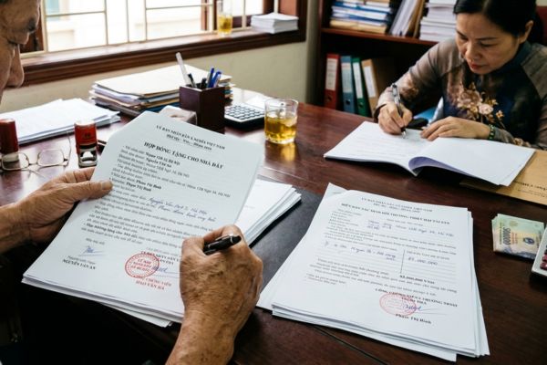 Hợp đồng tặng cho nhà đất dính nghĩa vụ bồi thường thiệt hại tài sản