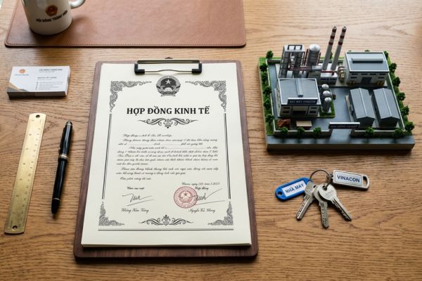 Hợp đồng thế chấp tài sản là nhà xưởng xây dựng không phép trên đất