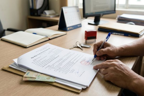 Hợp đồng vay nợ cấn trừ bằng nhà đất: Tránh nguy cơ bị biến thành hợp đồng giả cách